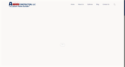 Desktop Screenshot of abmcustomhomes.com